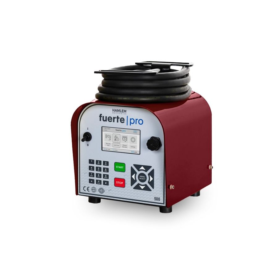 Fuerte Pro electrofusion welding machine with digital touch-screen control